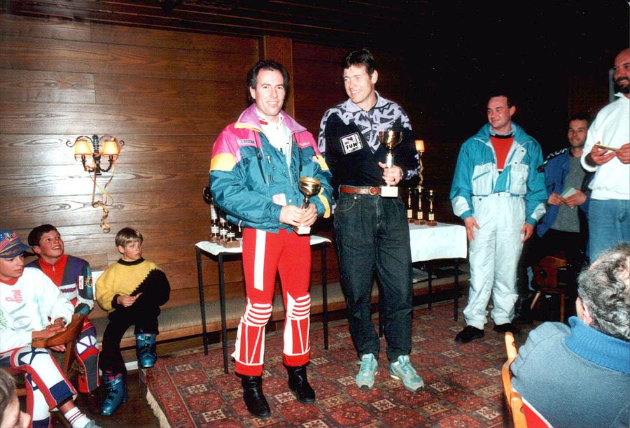 Siegerehrung des SV Wolfurt, 1992