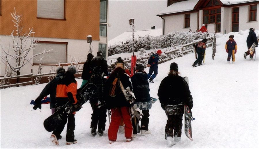 Snowboardkurs des SV Wolfurt, 1996